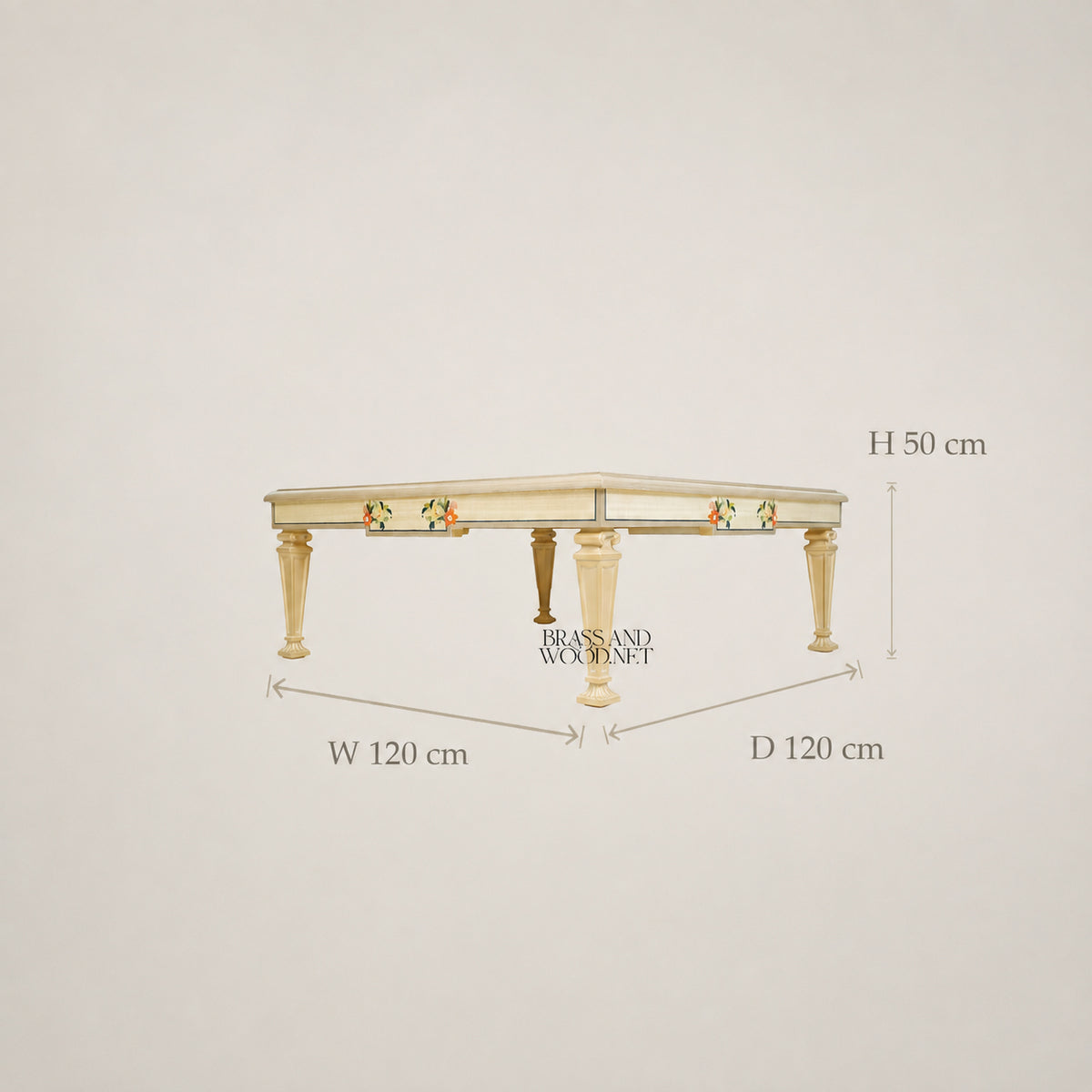 Classic Off-White Coffee set & Corner Table Set