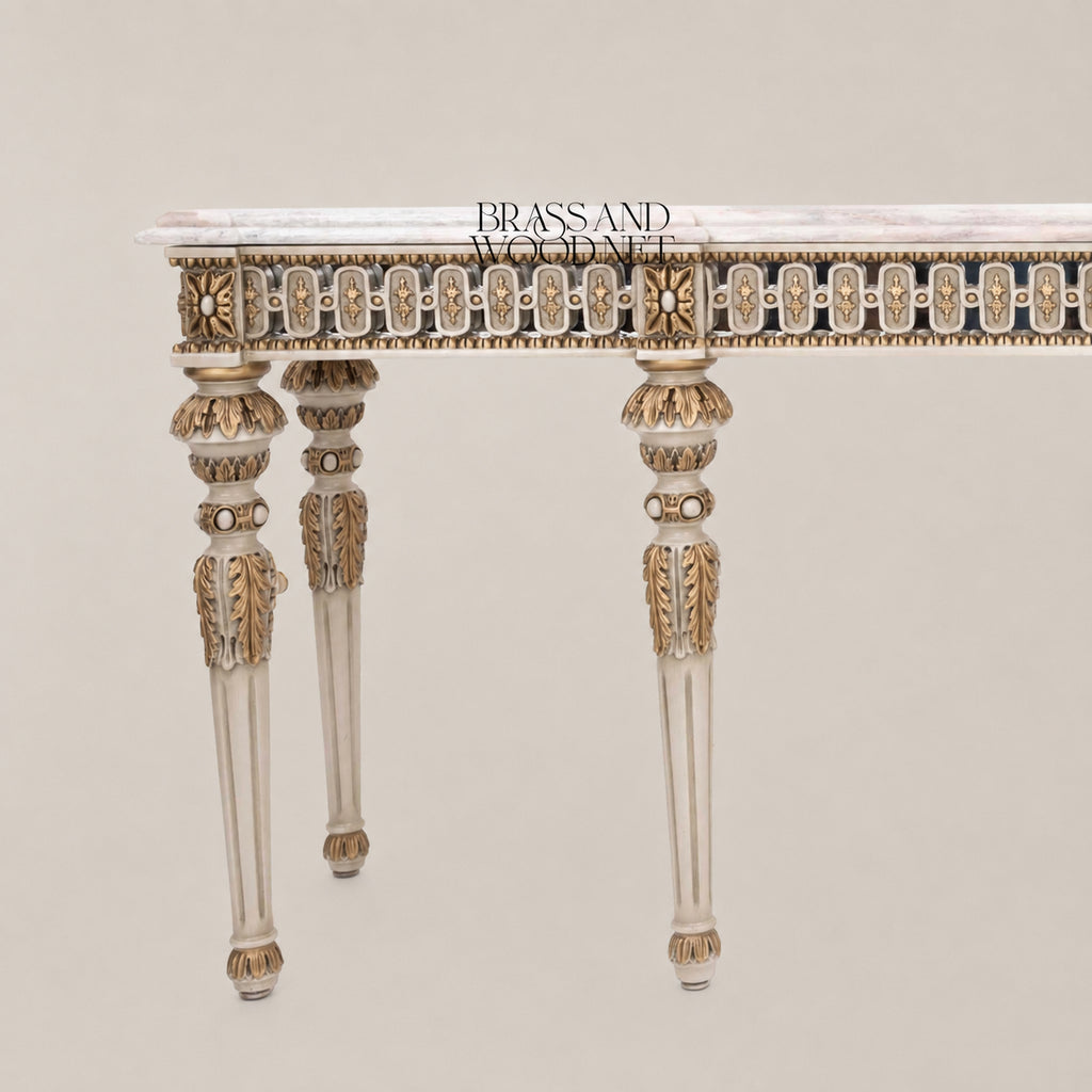 Spanish Classic Wooden Console - 210 cm