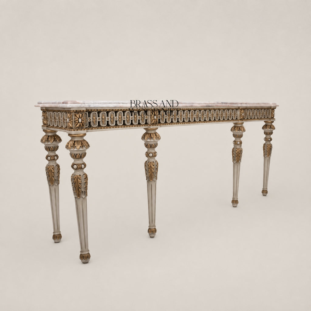 Spanish Classic Wooden Console - 210 cm