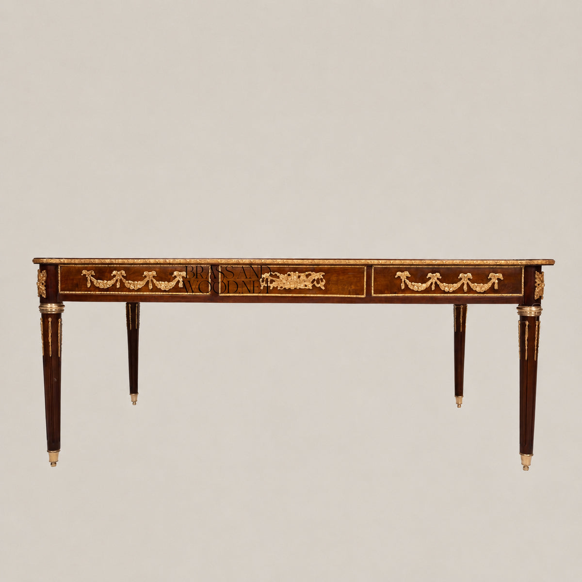 Classic Apple Burl Coffee and Corner Table Set