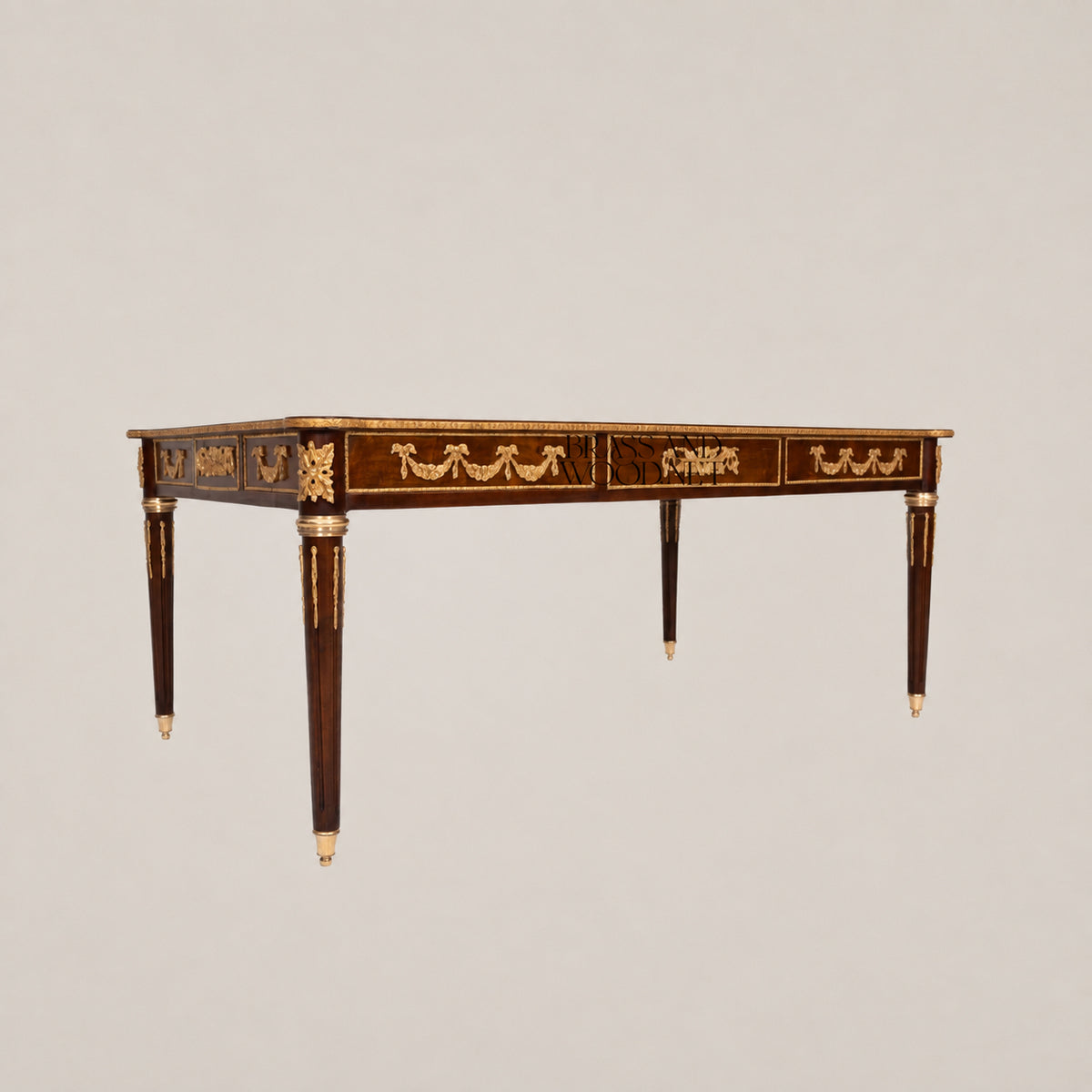 Classic Apple Burl Coffee and Corner Table Set