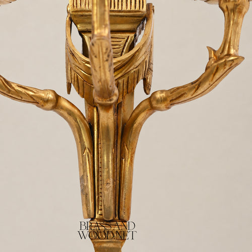 Bow Wall Sconce - 3 Lights - Antique Brass