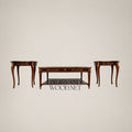 Louis XVI Mother-of-Pearl & Marquetry Table Set