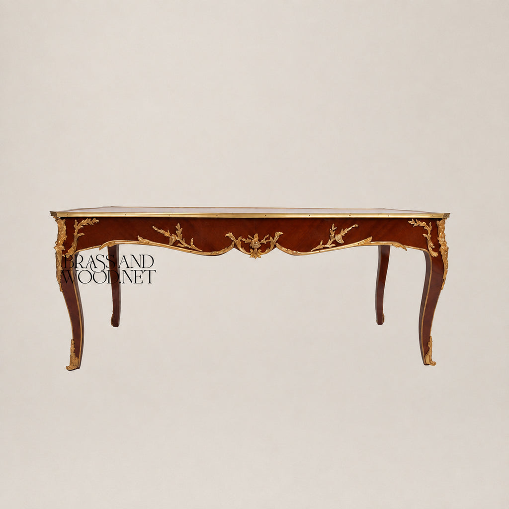 Louis XV Ormolu-Mounted Marquetry Coffee & Corner Table Set