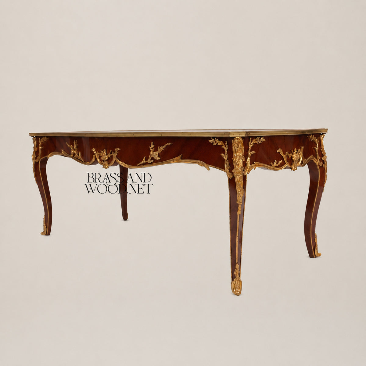 Louis XV Ormolu-Mounted Marquetry Coffee & Corner Table Set