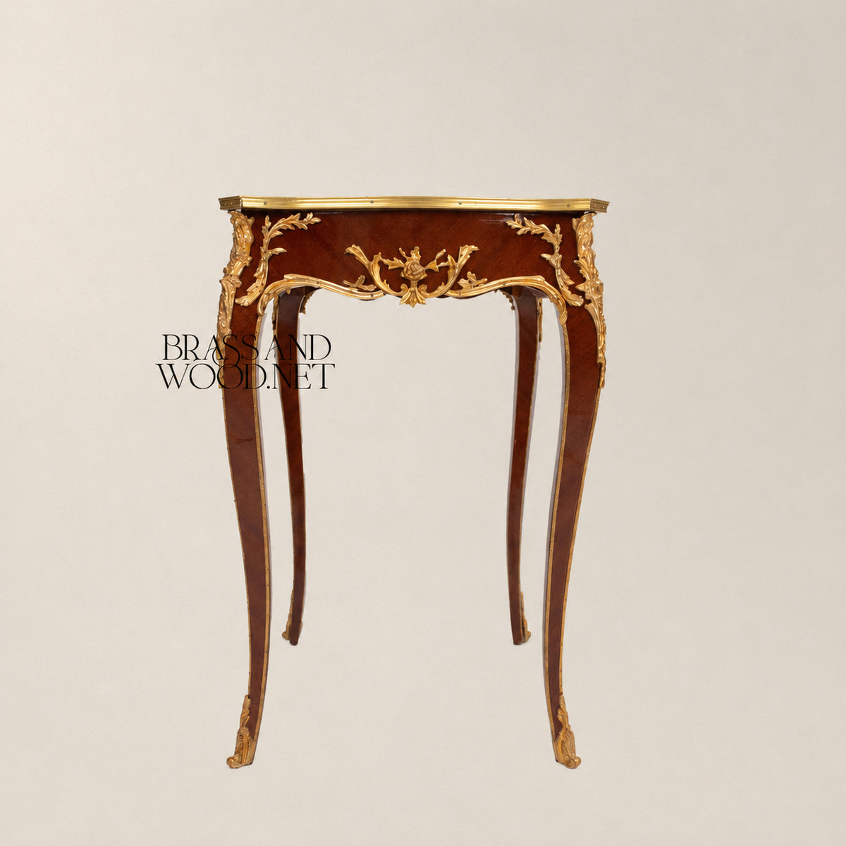 Louis XV Ormolu-Mounted Marquetry Coffee & Corner Table Set