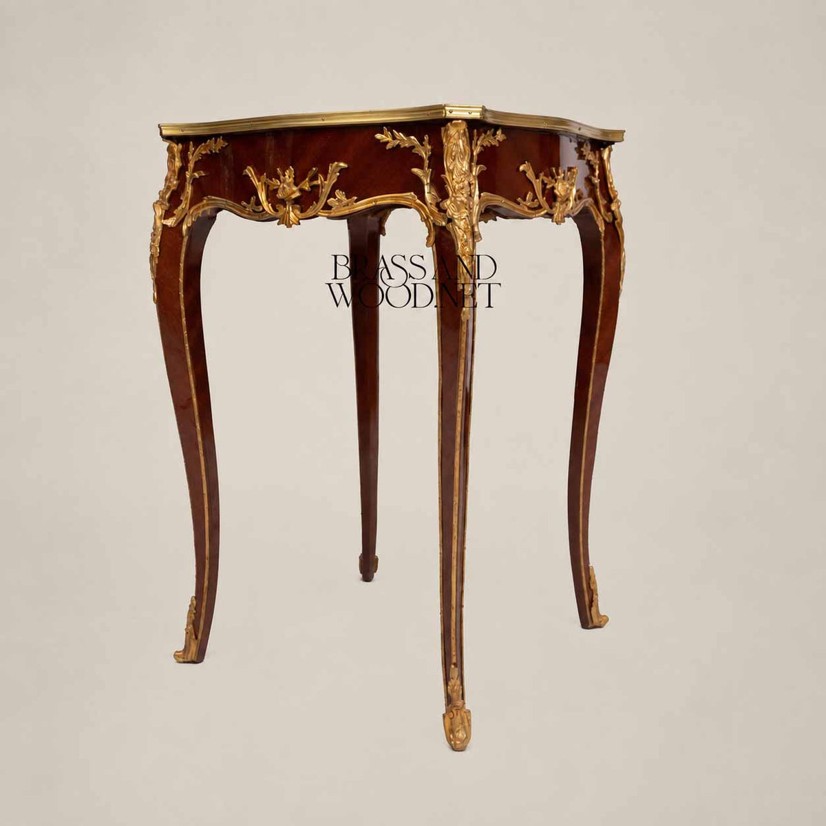 Louis XV Ormolu-Mounted Marquetry Coffee & Corner Table Set