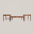 Handcrafted Classic Salon Coffee & Corner Table Set