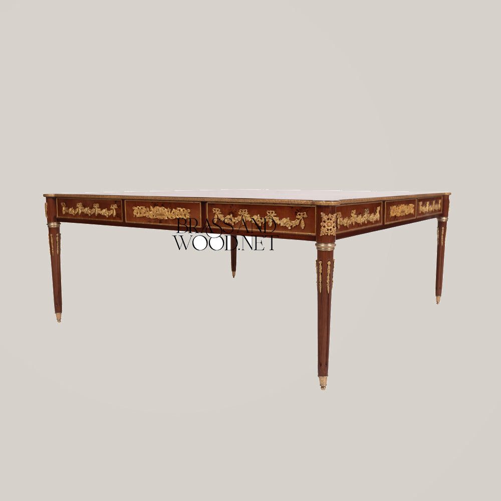 Handcrafted Classic Salon Coffee & Corner Table Set