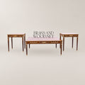 Louis XVI Marquetry & Ormolu Square Coffee Table Set