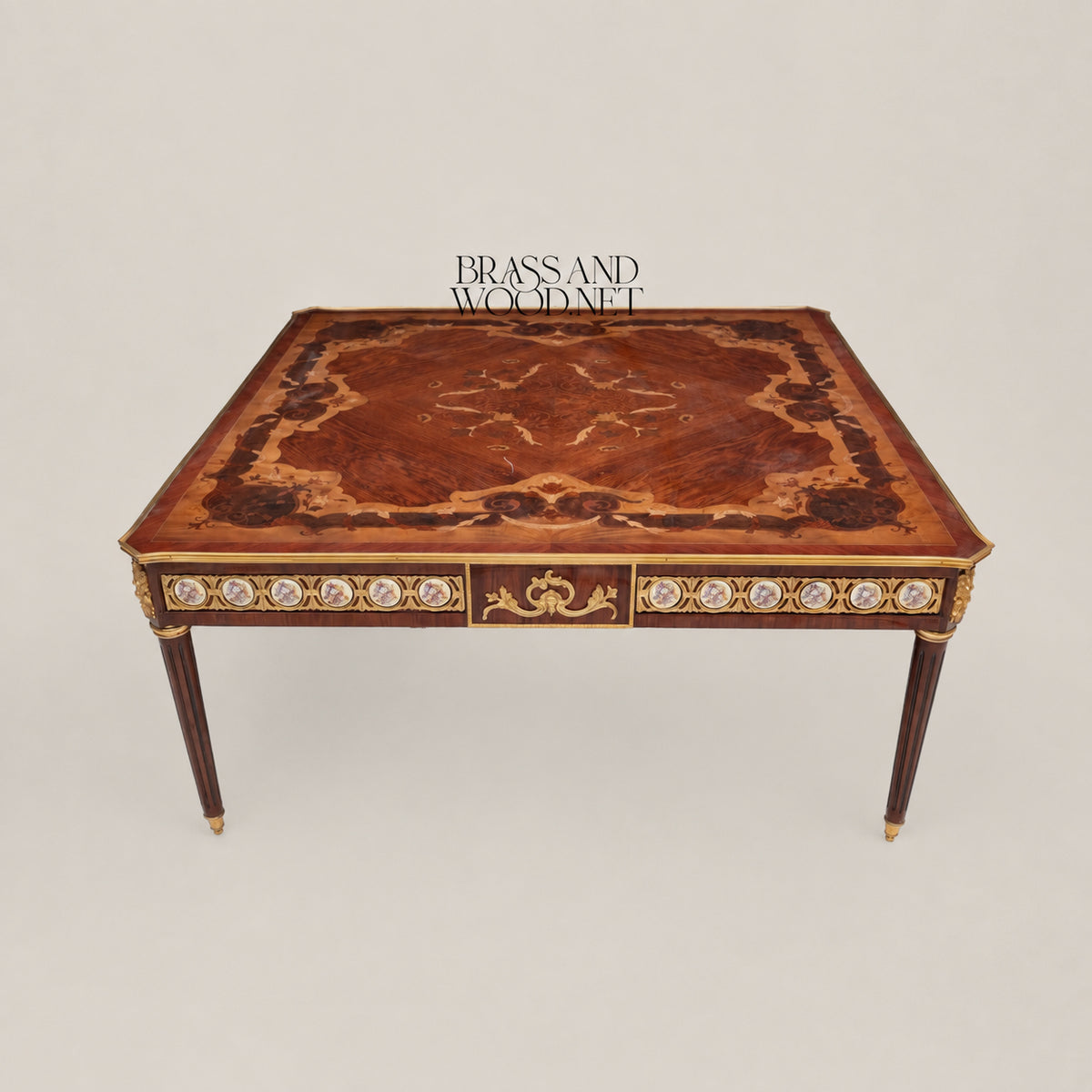 Louis XVI Sèvres Medallion Coffee & Corner Table Set