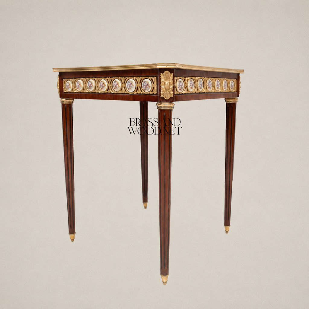 Louis XVI Sèvres Medallion Coffee & Corner Table Set