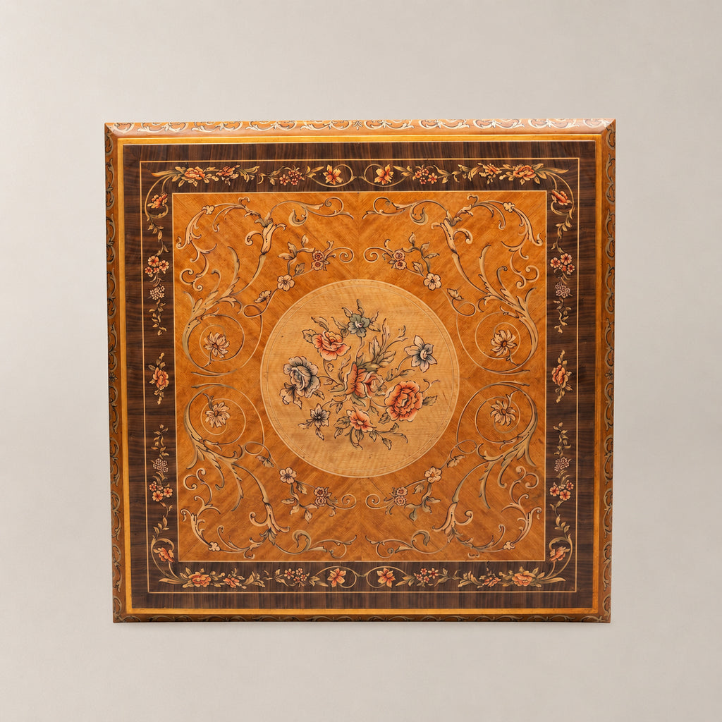 Empire Floral Marquetry Coffee & Corner Table Set