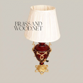 Napoleon III Rococo Revival Crimson Ceramic Urn Table Lamp with Gilt Brass Mounts