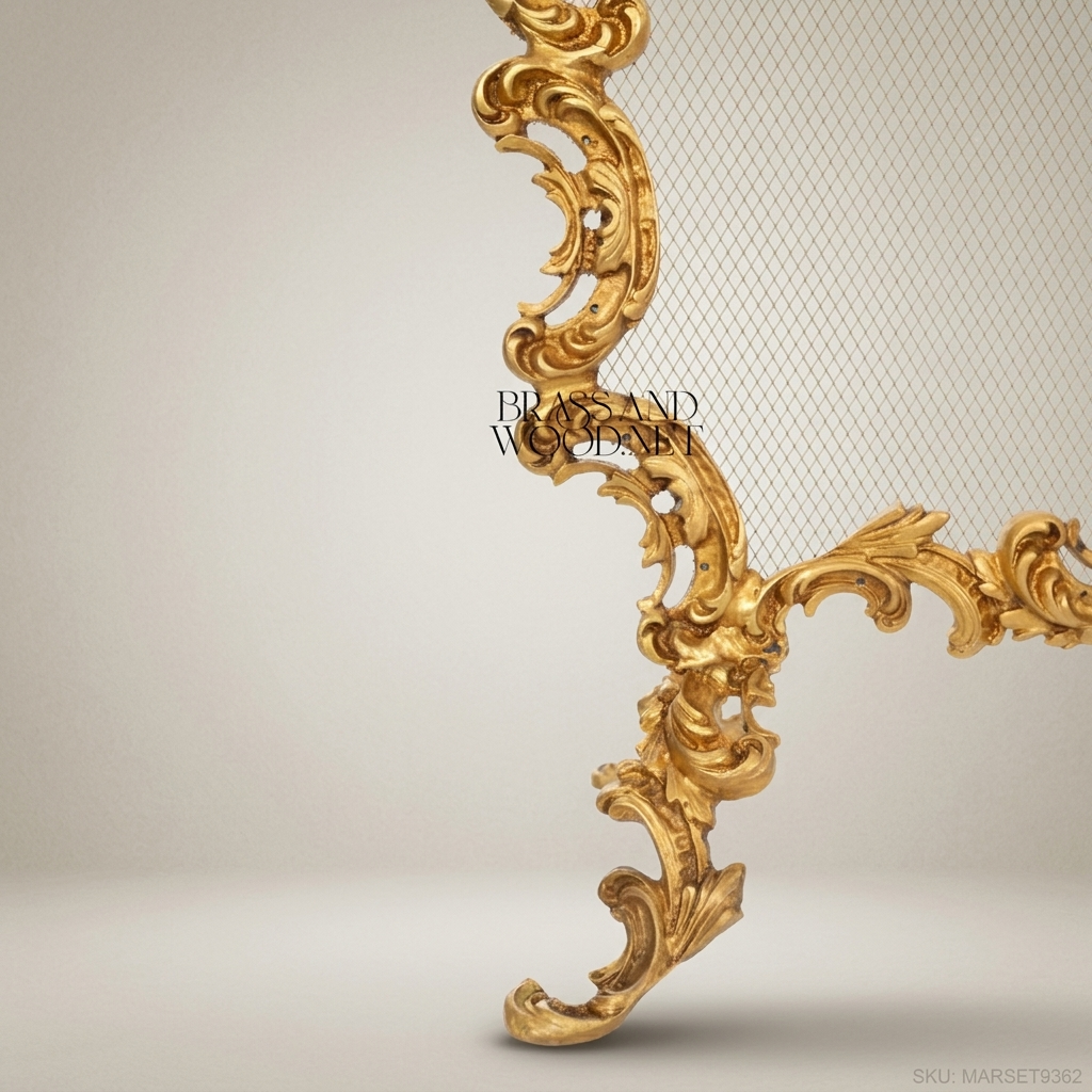 Brass Fireplace Surround