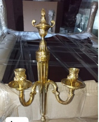 شمعدان معلق  – 2 شمعة - نحاس معتق CNTD
