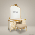 Dressing Table with Mirrors and Bench – Happiness Bedroom