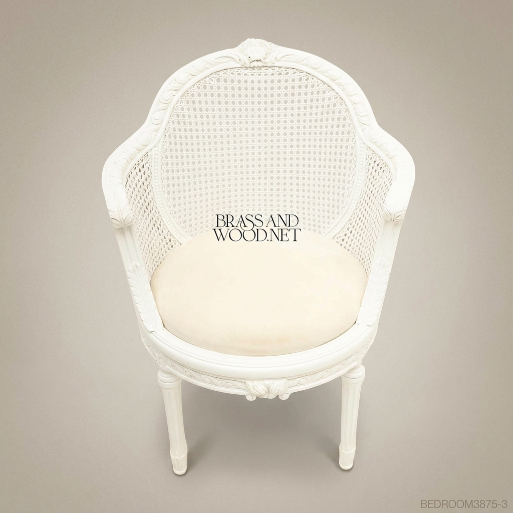 Dressing Chair - Jasmine Ring Bedroom Collection - Off White