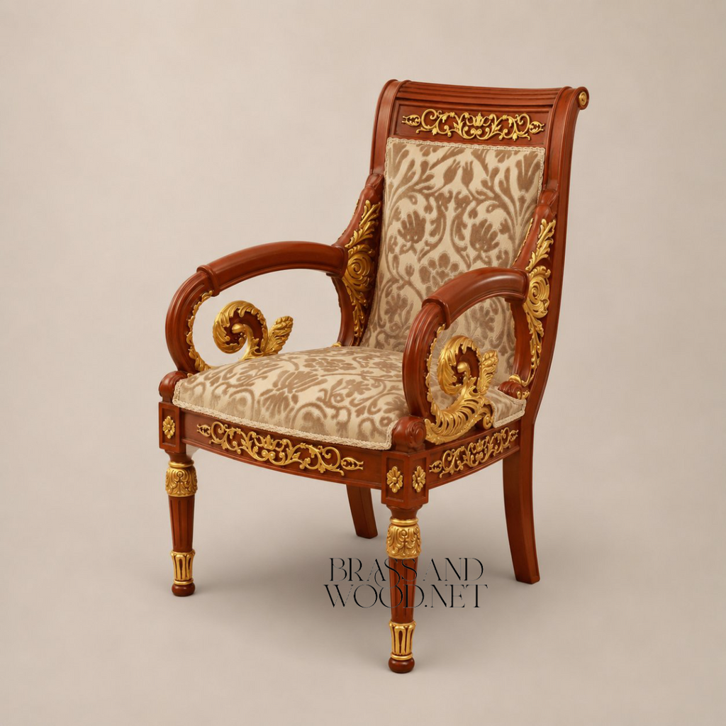 Empire Gilt Carved Complete Dining Set