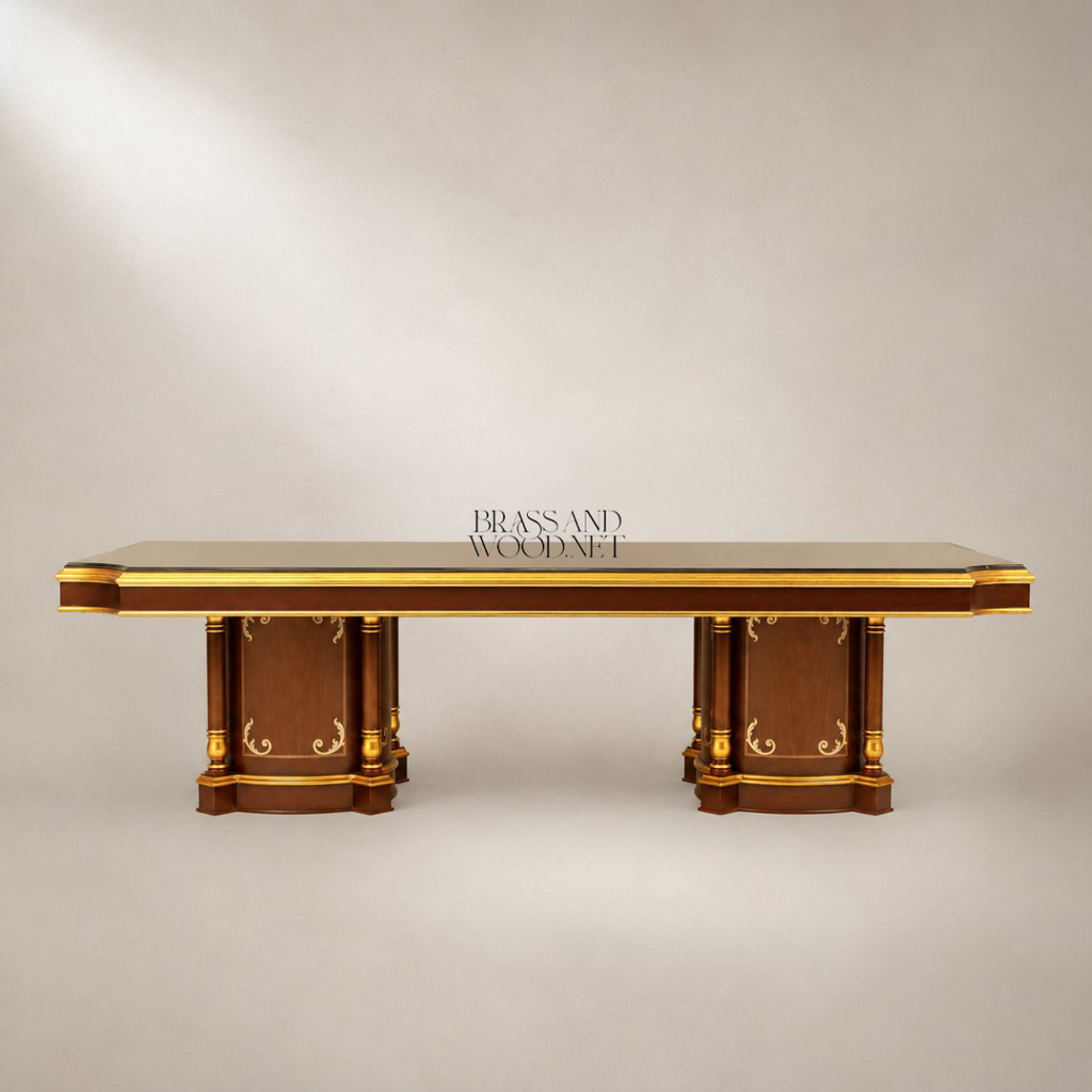 Empire Gilt Carved Complete Dining Set