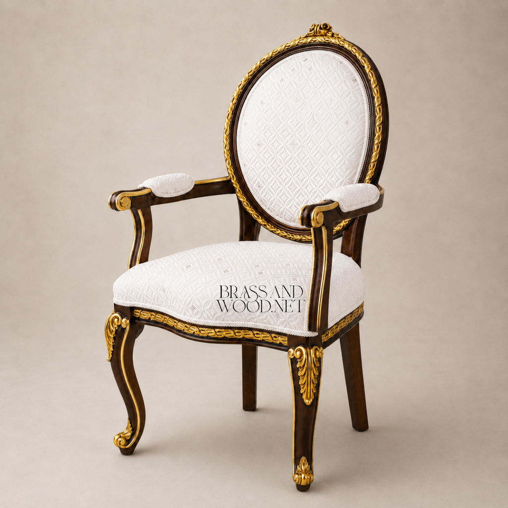 Empire Gilt Pedestal Dining Set