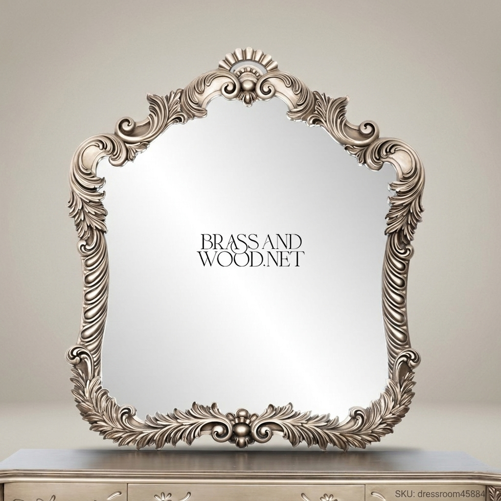 Rococo Dressing Table with Crested Mirror