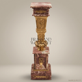 Napoleon III Marble & Gilt Bronze Pedestal Column
