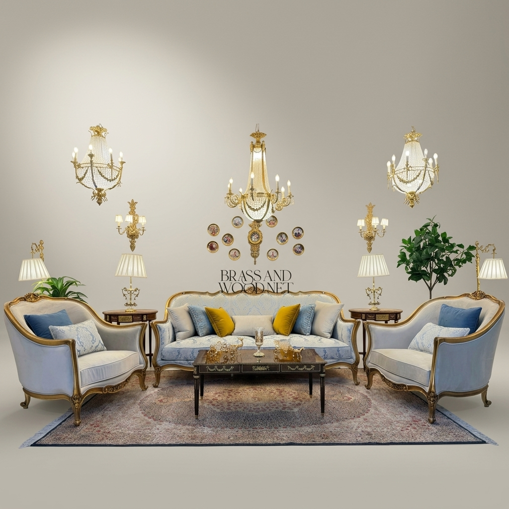 Louis XVI Heritage Gilt Salon Suite