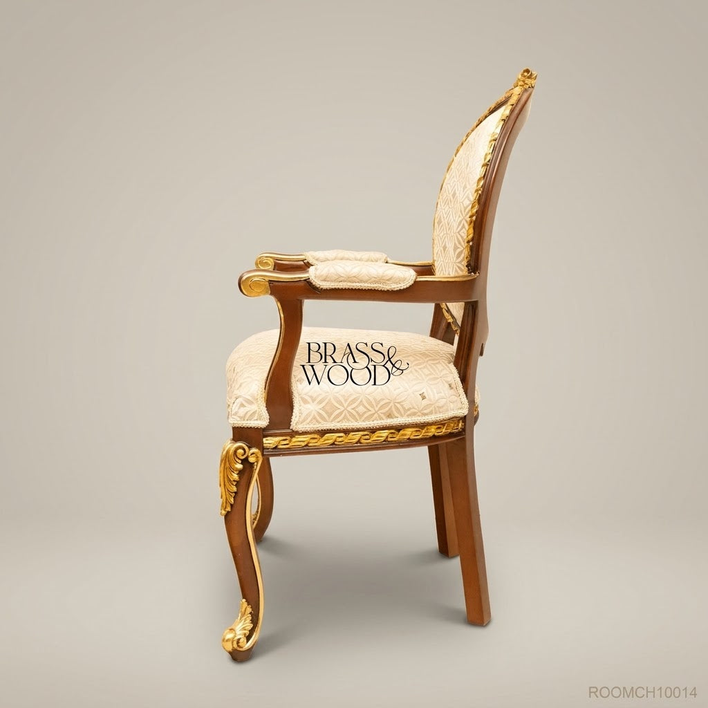 Empire Gilt Pedestal Dining Set