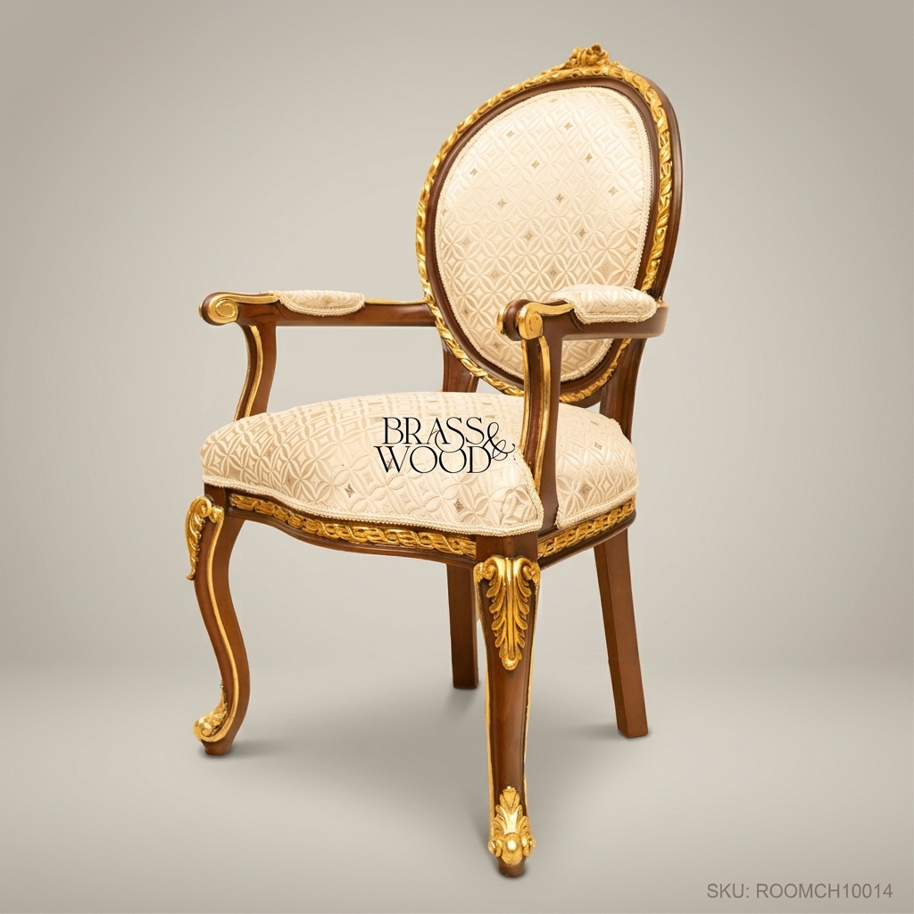 Empire Gilt Pedestal Dining Set