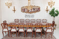 Louis XVI Hand-Carved Gilt Dining Suite
