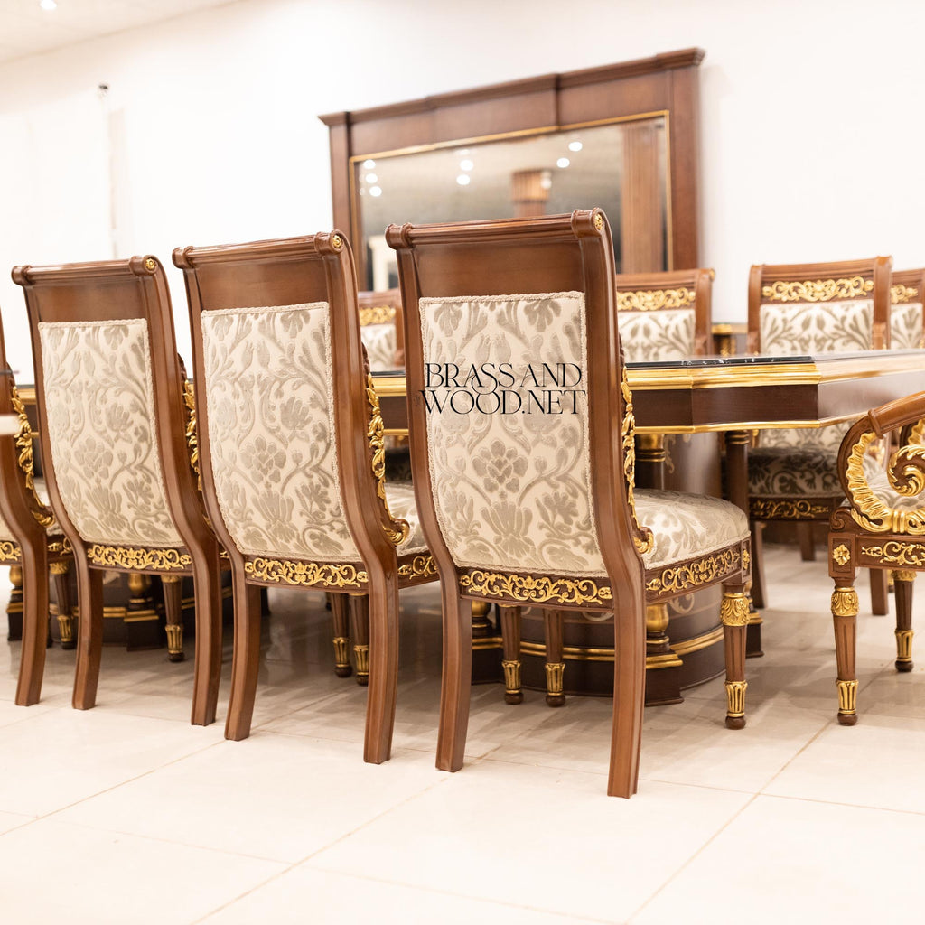 Empire Gilt Carved Complete Dining Set