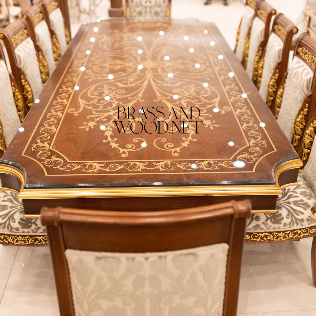 Empire Gilt Carved Complete Dining Set