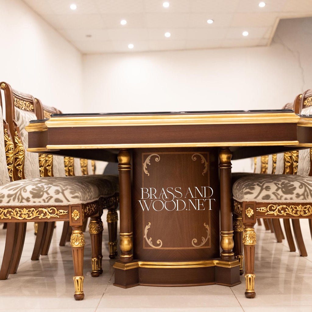 Empire Gilt Carved Complete Dining Set