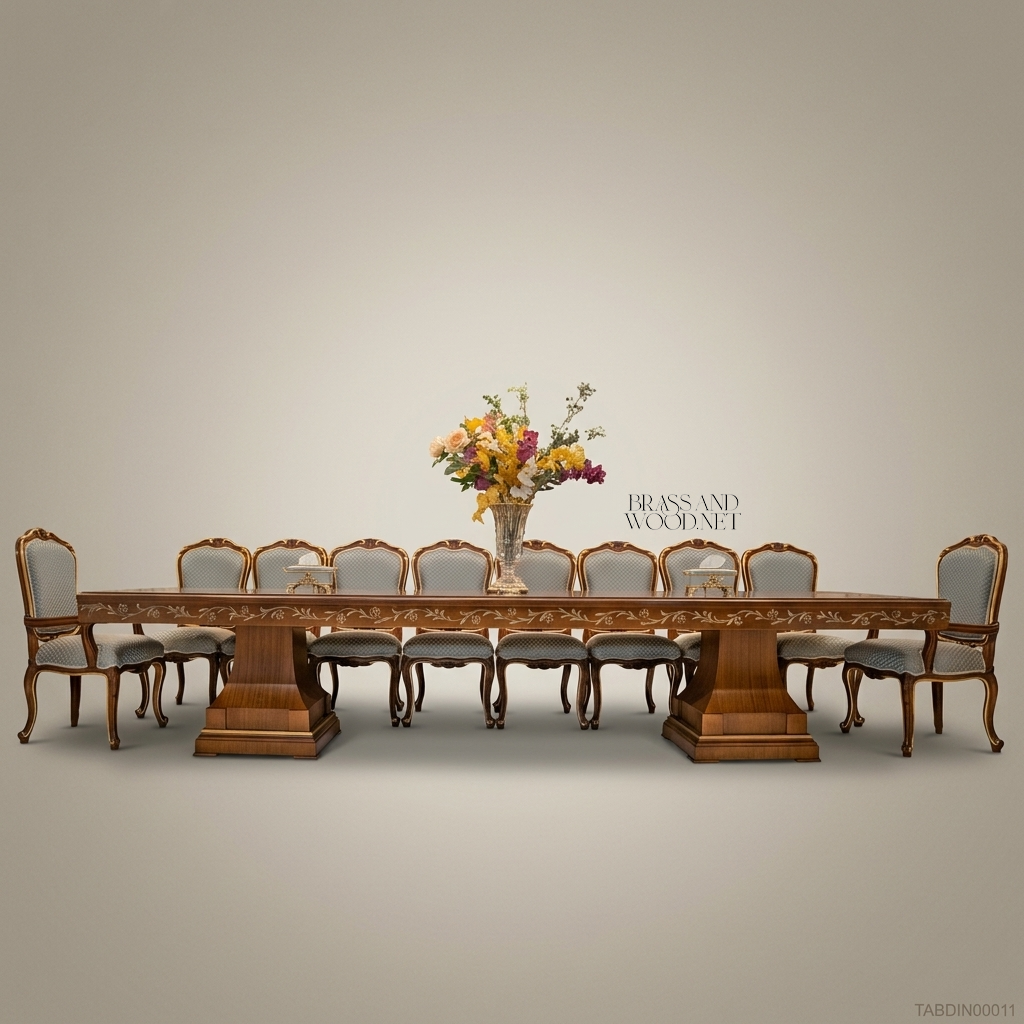 Rococo Carved Gilt Dining Suite