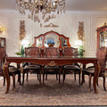 Louis XV Marquetry & Cane Dining Suite