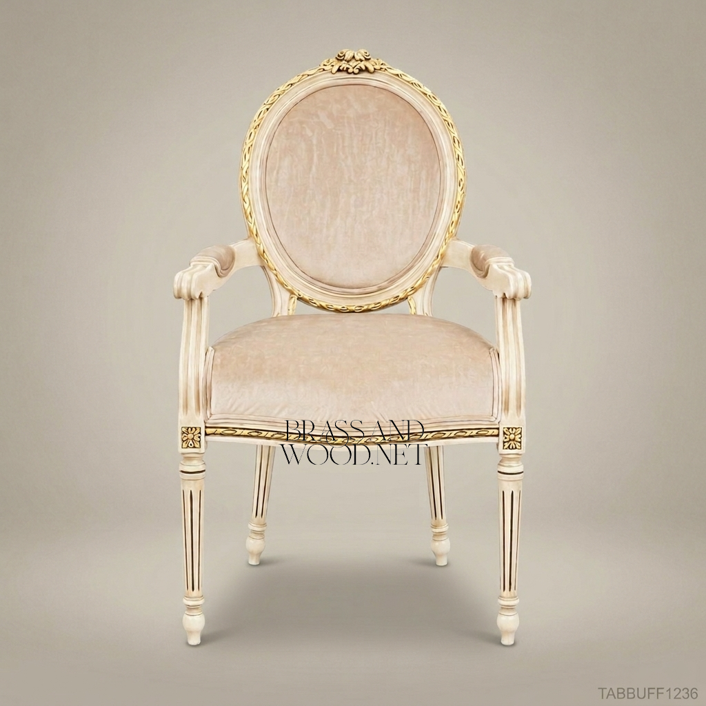 Louis XVI Ivory & Gold Complete Dining Set