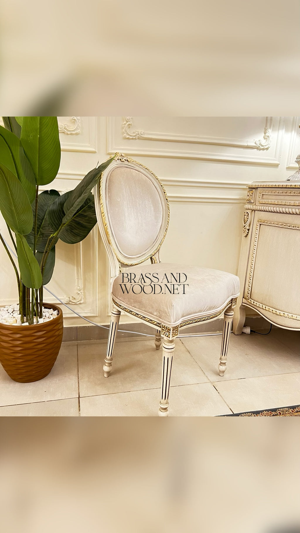 Louis XVI Ivory & Gold Complete Dining Set