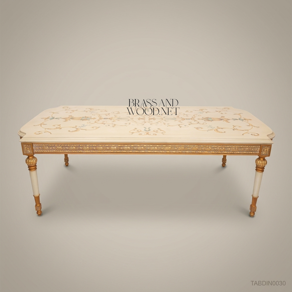 Louis XVI Gilt Carved Dining Suite