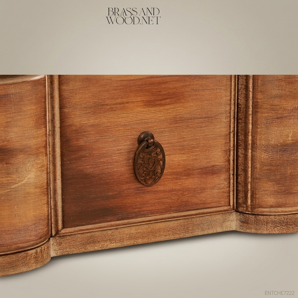 Louis XV Rococo Serpentine-Front Chest of Drawers in Antique Walnut