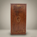 Louis XV Abaya Wardrobe | Solid Walnut & Antique Brass Rococo Armoire
