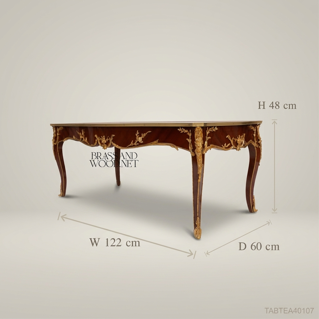 Louis XV Marquetry Tea Table with Ormolu Mounts