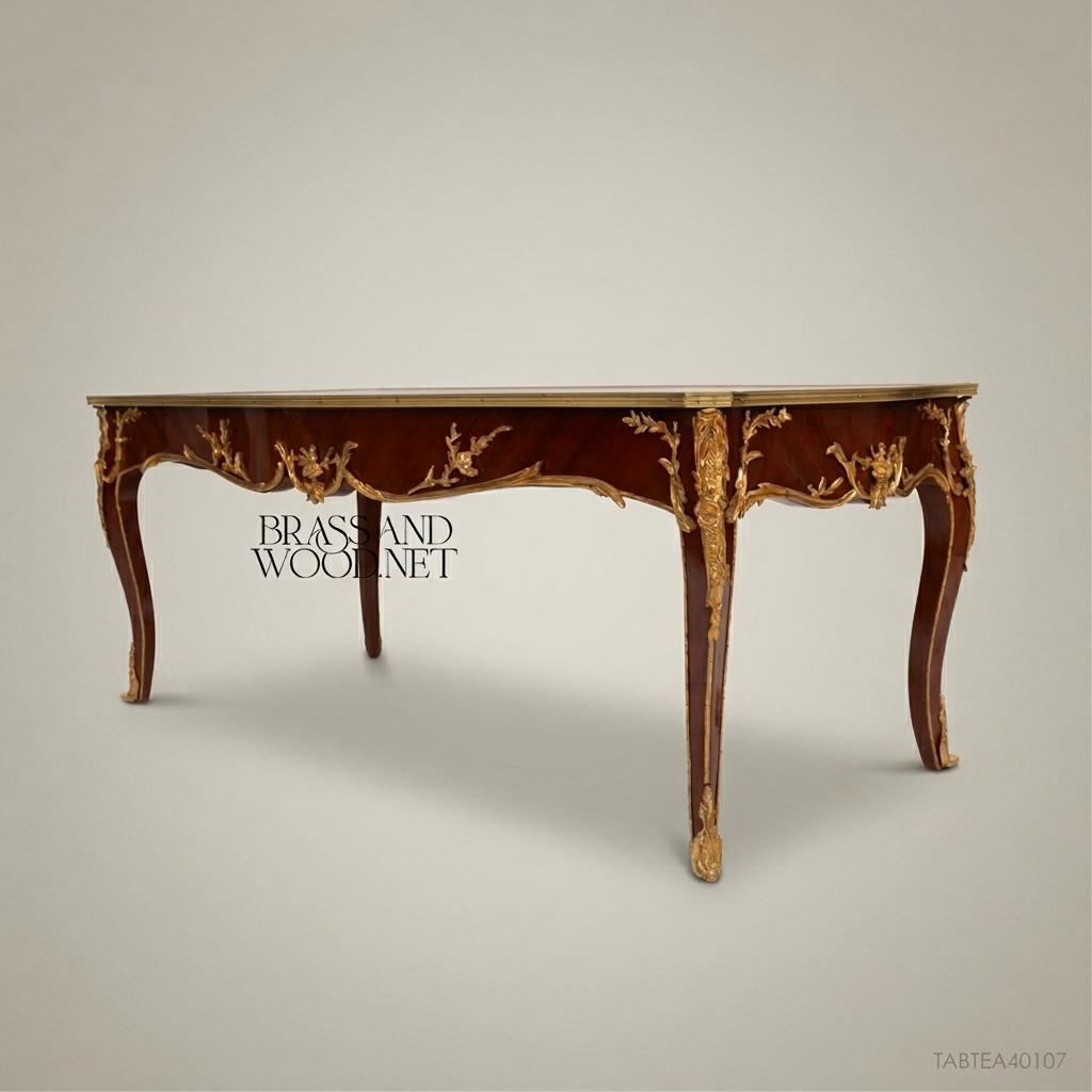 Louis XV Marquetry Tea Table with Ormolu Mounts