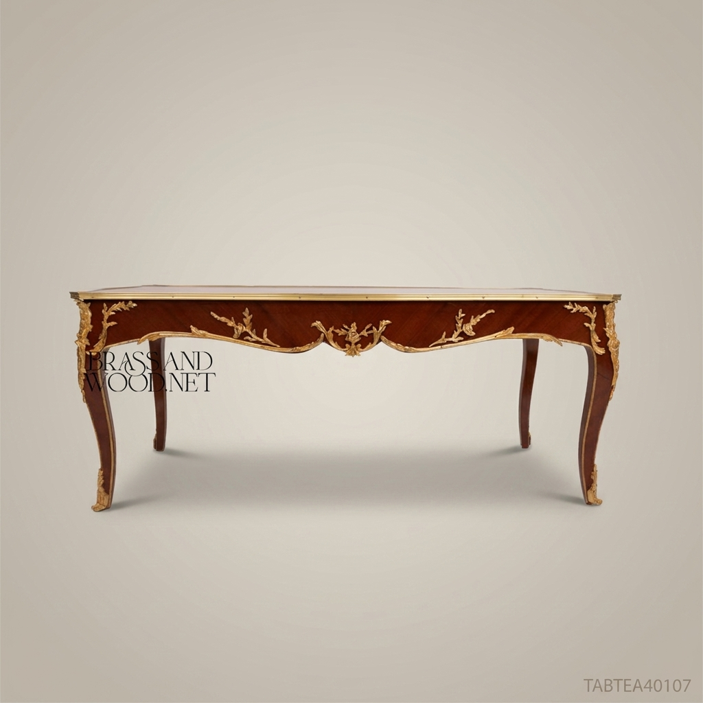 Louis XV Marquetry Tea Table with Ormolu Mounts