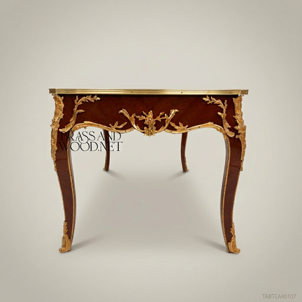 Louis XV Marquetry Tea Table with Ormolu Mounts