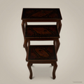 Louis XV Nesting Tables Set – Marquetry Inlaid Walnut