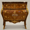 Louis XV Bombe Commode with Ormolu Mounts & Marble Top