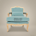 Louis XV Rococo Gilded Fauteuil Armchair Teal Velvet Carved Shell Crest Cabriole Legs Main View | Brass & Wood