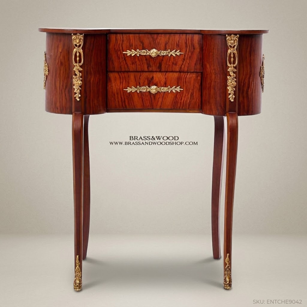 Louis XV Kidney-Shaped Commode with Gilt Bronze Ormolu Mounts