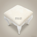 Louis XV Rococo Revival Cane-Panel Bedroom Set with Carved Apron & Marble-Top Nightstands